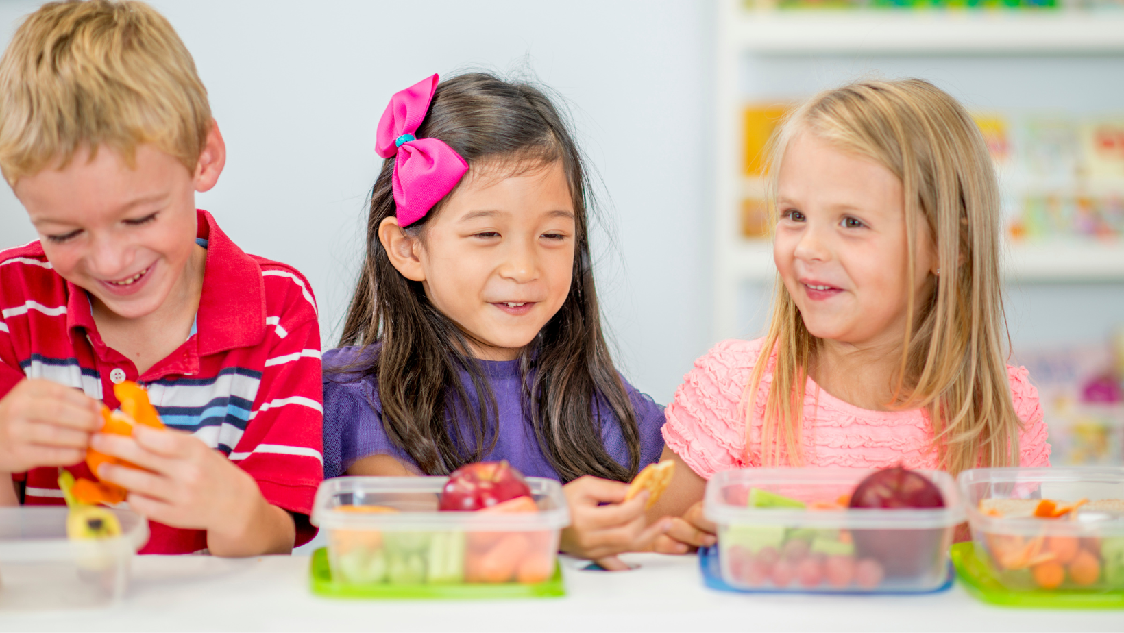 Kids with Allergen-friendly Snacks