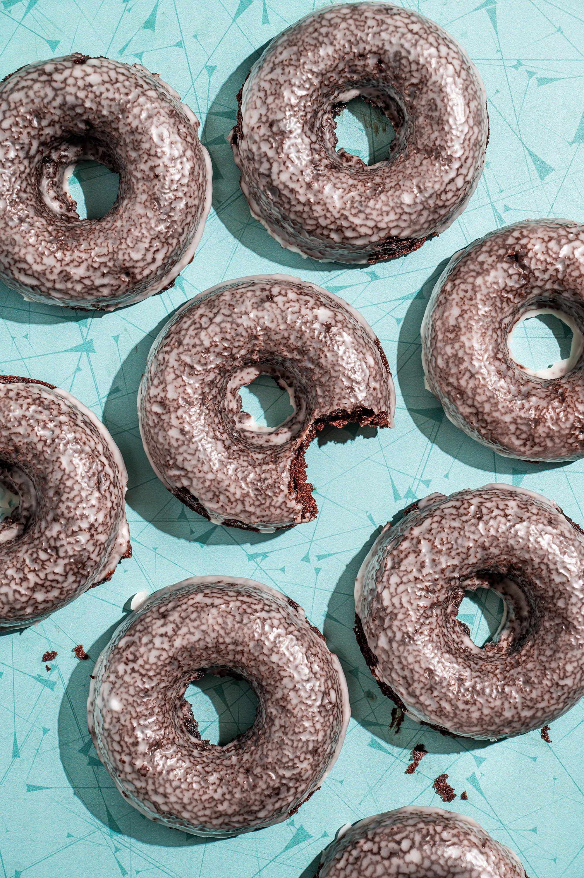 Glazed Chocolate Donuts Recipe - Vegan + Gluten-Free | Maja