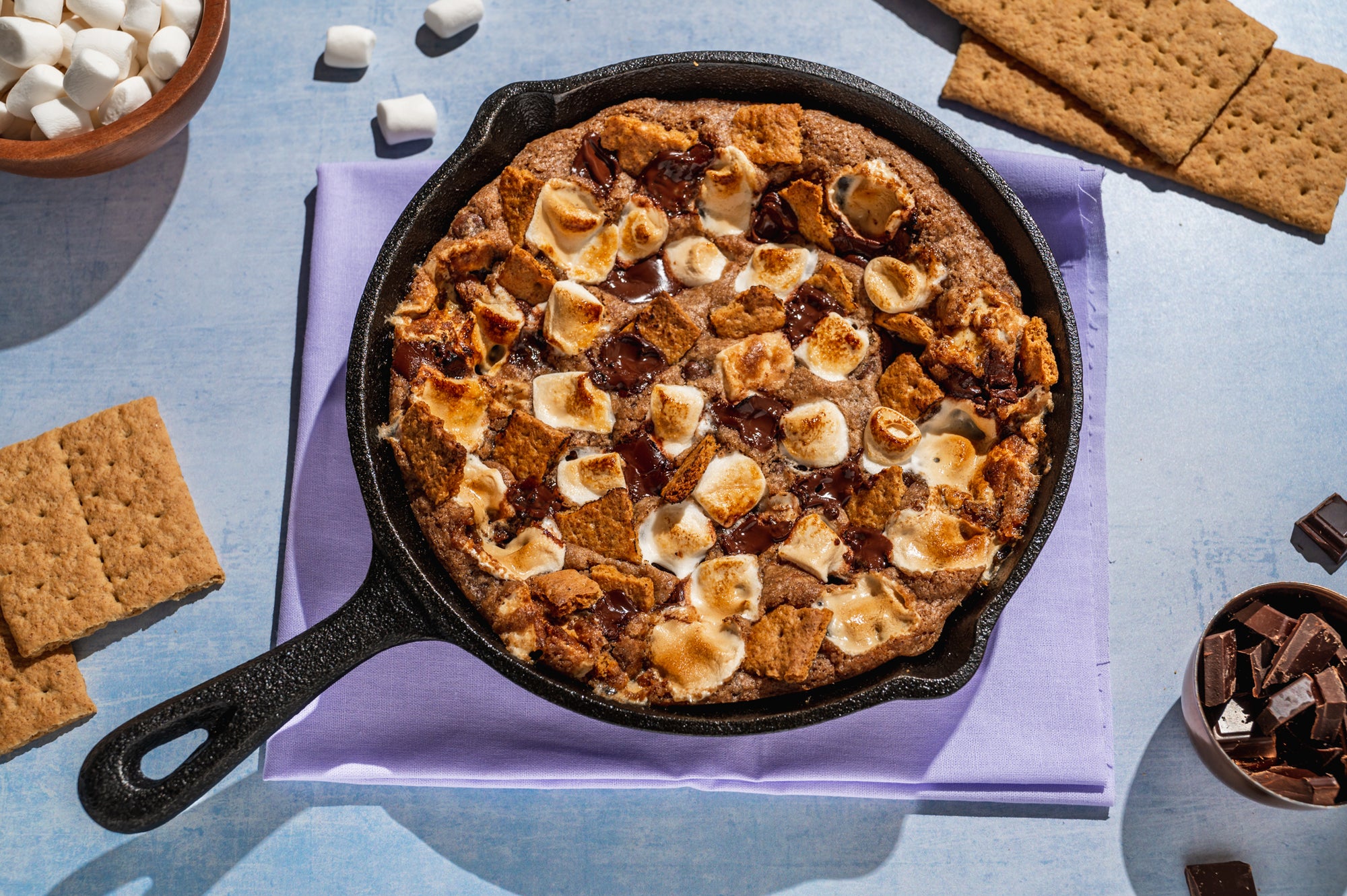 S'mores Cookie Skillet